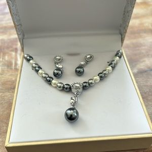 Charter Club earrings and necklace set